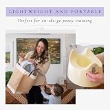 Toddler Essentials Easy Pour Potty Dark Pink Portable Potty Training Toilet view 4