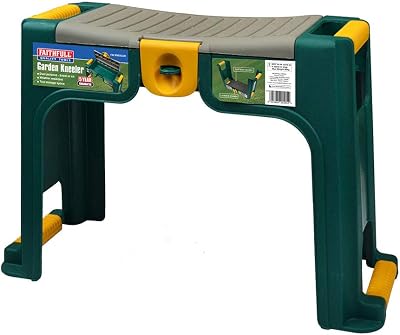 Faithfull Garden Kneeler Stool with Storage - Cushioned Comfort