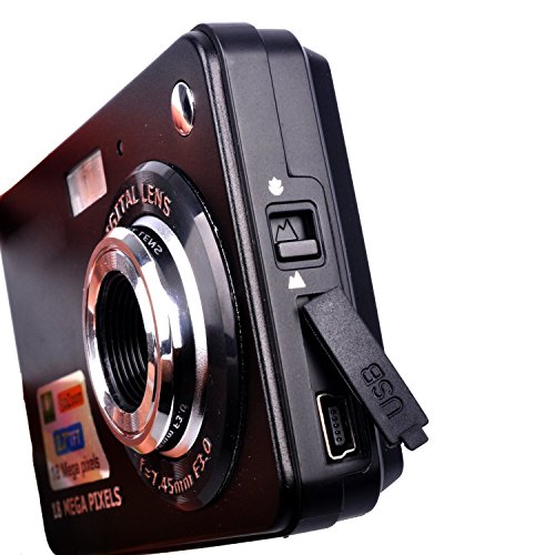 PowMax WW-49 2.7 Inch TFT 8X Optical Zoom 18MP 1280 X 720 HD Anti-shake Smile Capture Digital Video Camera(Blak)