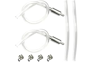 XTRUCK 2 PCS Brake Bleeder Hose, One Way Check Valve Tube Bleeding Tool for Motorcycle Clutch, Brake Bleeder Kit Hydraulic System Clutch Brake Exhaust Parts, Motorbike Accessories