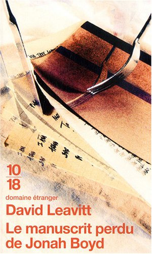 Le  manuscrit perdu de Jonah Boyd