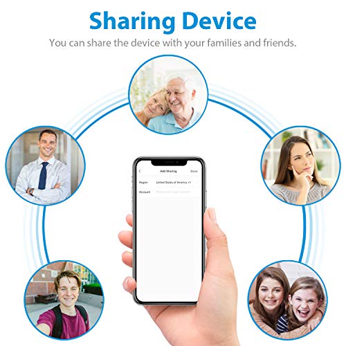 WiFi Video Doorbell, NGTeco Wireless Security Doorbell Camera, 1080P Wide Angle, 2-Way Audio, IP65 Waterproof, Motion Detection, Night Vision for Home Security