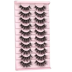False Eyelashes Dramatic Fluffy Faux Mink Lashes