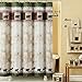 DS BATH Woodland Vintage Bear Shower Curtain,Polyester Fabric Shower Curtain,Lodge Shower Curtains for Bathroom,Dk Green Printed Waterproof Bathroom Curtains,72 inches W x 72 inches H