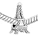 LovelyCharms 925 Sterling Silver France Landmark Paris Eiffel Tower Travel Charm Fit Bracelets