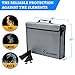 SUNMIK Fireproof Bag, Fireproof Waterproof Document and Money Holder Bag 15 x 11 x 3 inches Non-Itchy Silicone Coated Fiberglass for Jewelry Passport and Media