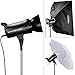 Neewer 400W 5600K Bowens Mount Photo Studio Strobe Flash Light Monolight with Lamp Head for Studio,Location and Portrait Photography (SK400)
