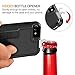 iPhone 8 Case, iPhone 7 Case, ZVE Multifunctional Lighter Case Durable Shockproof Protective Cover with Cigarette Lighter, Bottle Opener for iPhone 8 (2017) / iPhone 7 (2016) - Black