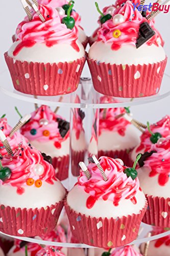 4 YestBuy+Wedding+Birthday+Acrylic+Cupcake