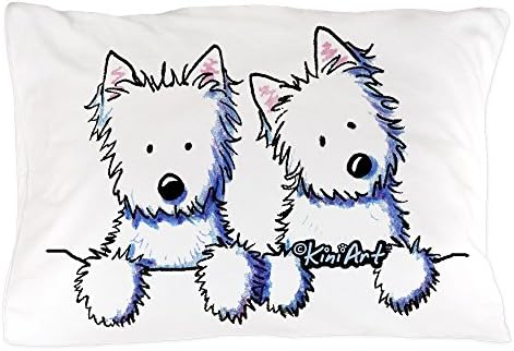 Amazon Com Cafepress Pocket Westie Duo Standard Size Pillow Case