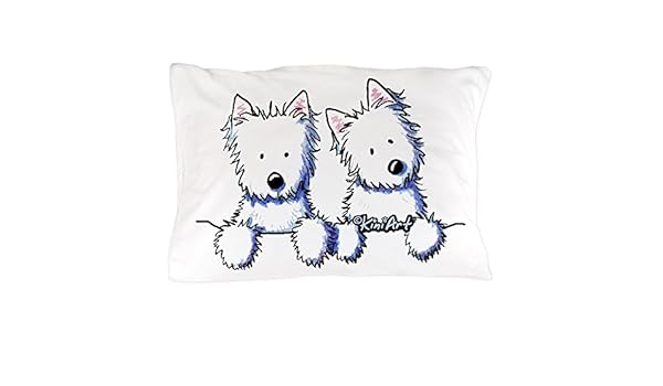 Amazon Com Cafepress Pocket Westie Duo Standard Size Pillow Case
