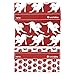 Lunchskins Reusable 2-Pack Bag Set, Canine Red (1 Sandwich + 1 Snack)