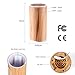 Easehold Travel Size USB Essential Oil Diffuser 50ml Mini Humidifier Air Purifiers Home Office Car Use Cool Mist 7 Led Lights Wood Grain (Yellow)