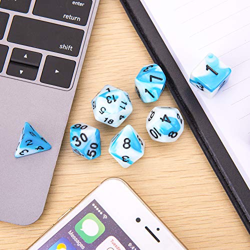 5 Dungeons+Dragons+Double+Colors+Polyhedral+Pouches