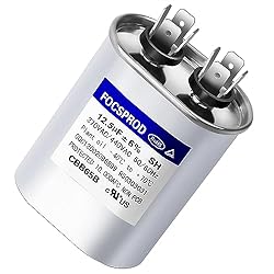 12.5 uF MFD ±6% 370V/440V CBB65 AC Capacitor, Dual