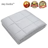 Amy Garden 7 Layers Breathable 100% Cotton Preminum Weighted Blanket (48