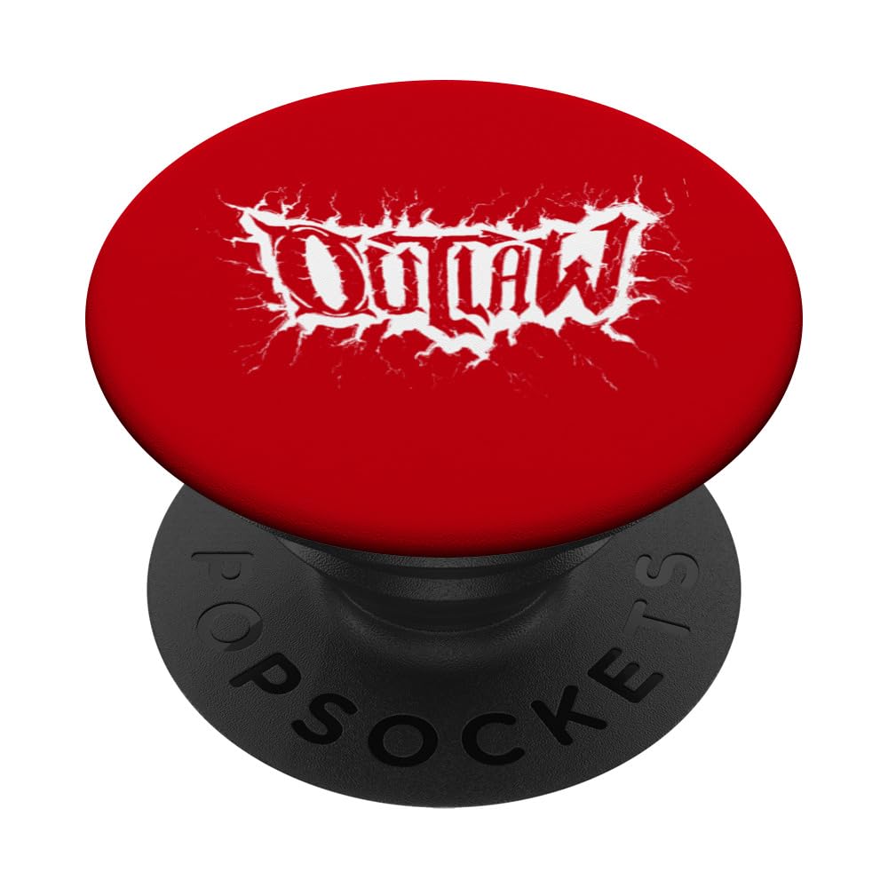 Outlaw Outlaw T-Shirt Outlaw Biker Motorcycle Trip PopSockets Swappable PopGrip