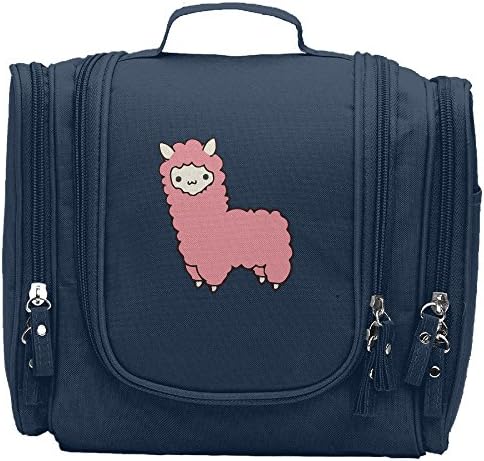 JCBaa Alpaca Llama Cartoon Cute Makeup Bag/Cosmetic Bags Women's Portable Brushes Case Toiletry Bag Travel Kit Jewelry Organizer Multifunctional Pouch/Bags For Household,Business,Vacation