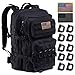 R.SASR Military Tactical Backpack 45L Large Tactical Backpack for Men, Hiking Rucksack With Bottle Holder