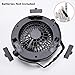KEIMIX Camping Fan with Lights, USB Powered or Battery Operated, The Best Camping Equipment for Truck Tent, Fishing, Emergencies, Hurricanes, Outages