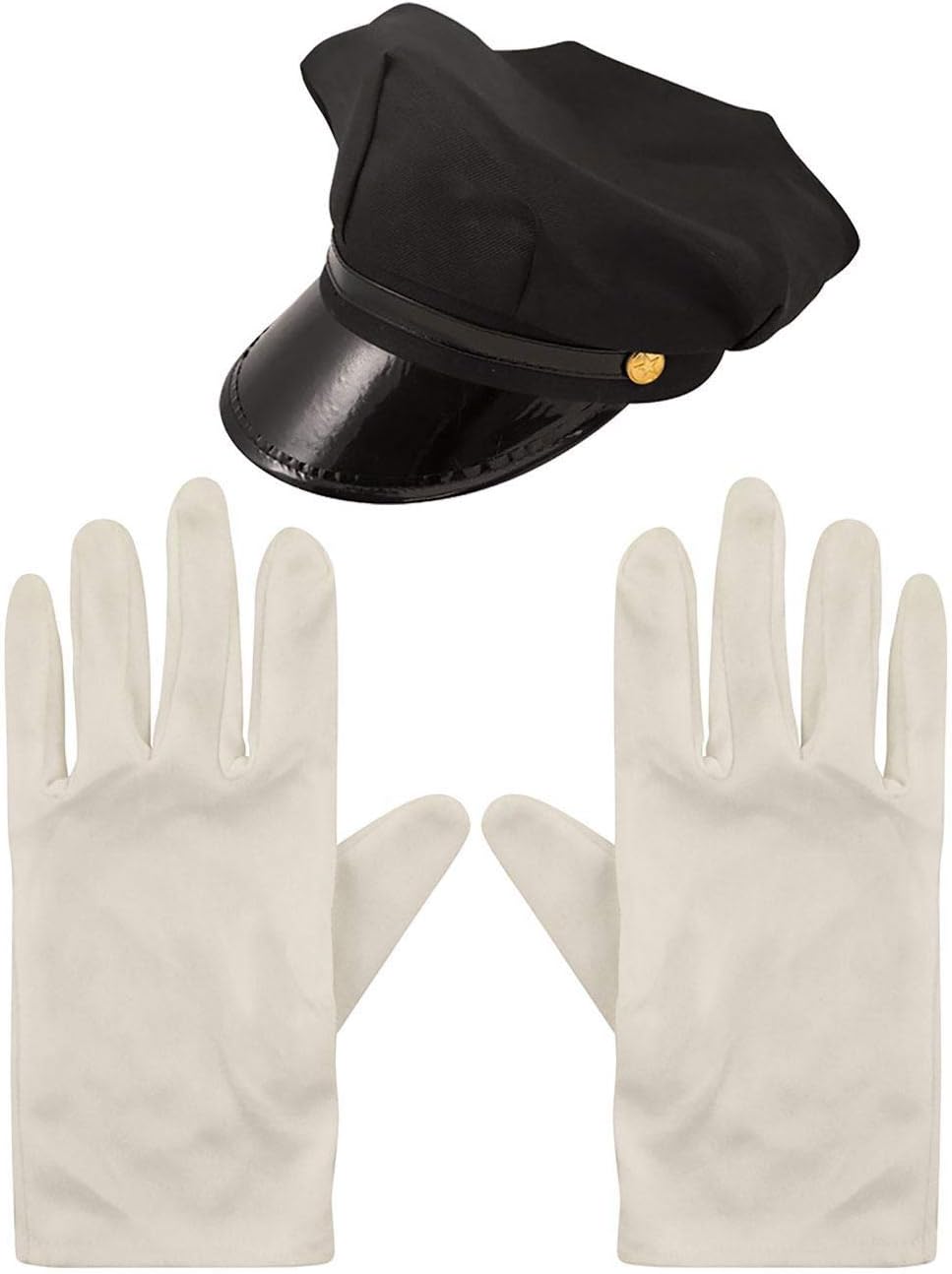 chauffeur hat and gloves