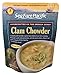 Clam Chowder - Sea Fare Pacific, 4 pack, gluten free, ready to eat, convenient microwavable/boilable pouch, east coast wild caught sustainable Clams, New England style excellent on-the-go meal.