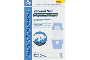 DVC Micro-Lined NuTone 391 HEPA Cloth Central Vacuum Bags, 6 Pack