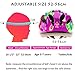 Girl Helmet for Bike,Kids Bike Pink Helmet for Girls Approximately Ages 3-10 Years Adjuastable and Multi-Sport, from Toddler to Kids CPSC Certicated