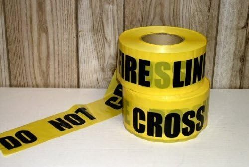 Storm Stripes Barricade Tapes, Fire Line Do Not Cross โ Individual Roll by Storm Stripes