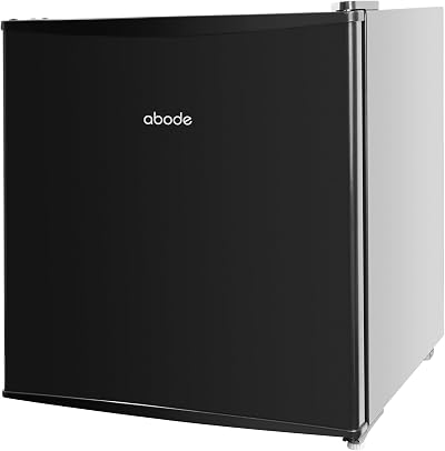 Abode Table Top Freezer 31L Black Freestanding 4 Star Reversible Door 1 Shelf