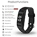 Ansbo Smart Wristband Smart Bracelet Bluetooth Band With Fitness Tracker With Heart Rate Pedometer Calorie Step Distance Sleep Monitor Call Message Remind For Android and IOS Smartphone