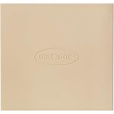 Unicook Pizza Stone for Oven and Grill, 12" x 12" Square Cordierite Stone | Even Heating &amp; Heat Retention, Absorbs Moisture for Crispy Crusts on Pizzas, Breads and Pies, Dough Scraper Included