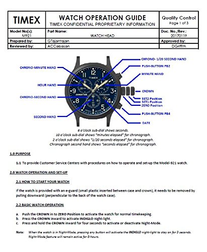 Timex Men's T49905 Expedition Rugged Field Chronograph Black/Brown Leather Strap Watch
