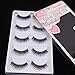 Hot Sale!5 Pair False Eyelashes,Canserin Natural Look Voluminous Extension Makeup