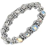Premium Sparkling Crystal Hematite Magnetic Bracelet - Healing for Joint Pain, RSI, Carpal Tunnel and Migraines