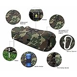 Legit Camping Inflatable Lounger by with Carrying Bag & Pockets for Indoors/Outdoors - Inflatable Couch & Air Chair with Headrest & Securing Stake for Camping Beach or Pool (Camouflage)