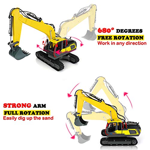 Remote Control Truck RC Excavator Toy, GoStock Imports Oversized