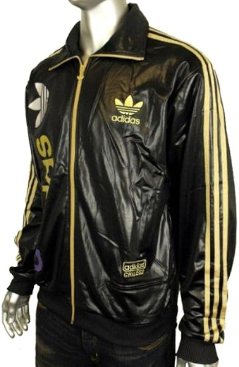 adidas chile 62 jacket black gold