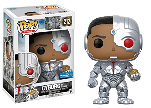 Funko Pop Justice League Movie - Cyborg and Motherbox Walmart Exclusive