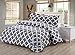 Utopia Bedding Printed Comforter Set with 2 Pillow Shams (King, Grey)