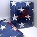 VSVO 4x6 ft American Flag for Outside, Deluxe Made USA Flag, Longest Lasting, Heavy Duty 420D Nylon, Embroidered Stars, Sewn Stripes, Brass Grommets, The Best US Outdoor Flags.