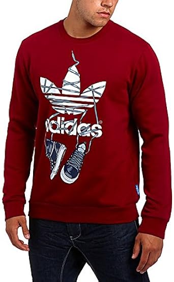 adidas burgundy sweater