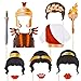 BizoeRade Toga Party Photo Booth Props, 27pcs Greek Theme Party Decorations, Roman Party Favors Supplies for Toga Party, Greek Party, Spartans Party, Gladiator Party