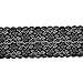 Trimscraft 3 Yards Stretch Lace Trims Elastic Fabric for Garment and DIY Craft Supply (Black)
