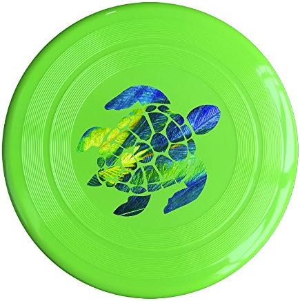 Uhouq Tie Dye Turtle Colorful Flying Saucer Size One Size KellyGreen