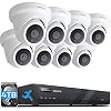 ONWOTE 16 Channel 4K PoE Security Camera System 4TB, AI-Human-Detection, 16CH H.265+ 8MP NVR, (8) 4K Wired Outdoor PoE…
