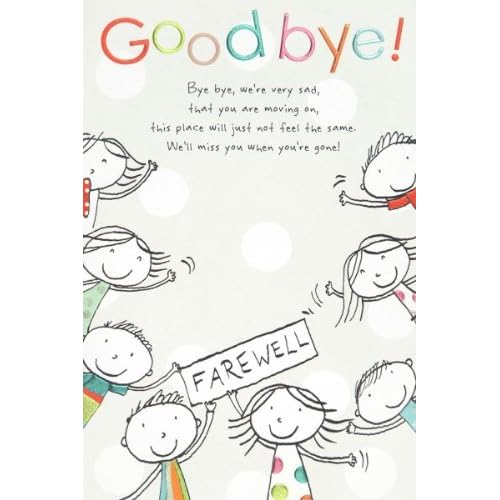 Elegant 20 Verse For Farewell Card