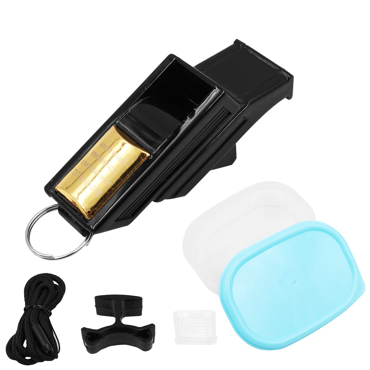 Hsthe Sea Professional Referee Whistle Kit Sports Whistle Football Whistle for Survival Basketball Football Volleyball