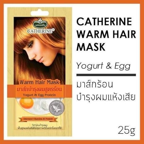 Catherine Warm Hair Mask Yogurt Egg Protein Intensive Hair Care