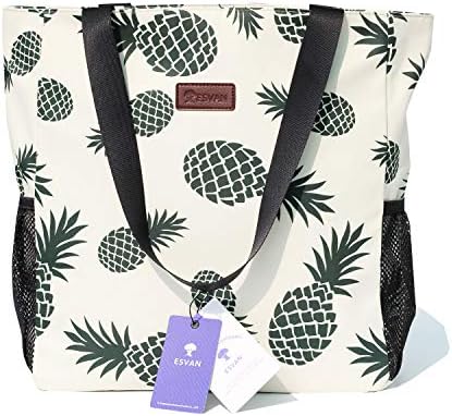 Original Floral Water Resistant Large Tote Bag Shoulder Bag for Gym Beach Travel Daily Bags Upgraded 2 Original Floral Water Resistant Large Tote Bag Shoulder Bag for Gym Beach Travel Daily Bags Upgraded